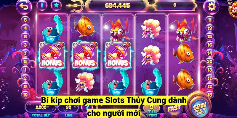 Bí kíp chơi Slot game Thủy Cung dành cho người mới