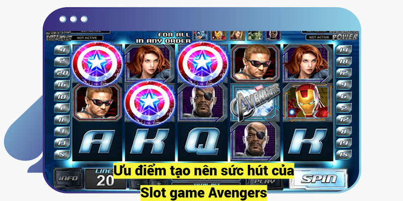 Ưu điểm tạo nên sức hút của Slot game Avengers